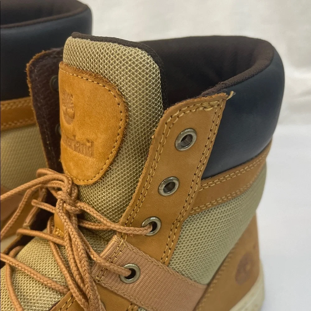 Timberland Men's Tan and Olive Boots size 10 - Picture 6 of 16
